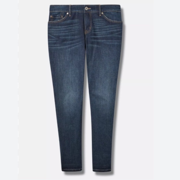 TORRID Boyfriend Straight Vintage Stretch Mid-Rise Jean Size 20 Sipping Tea - Picture 5 of 14